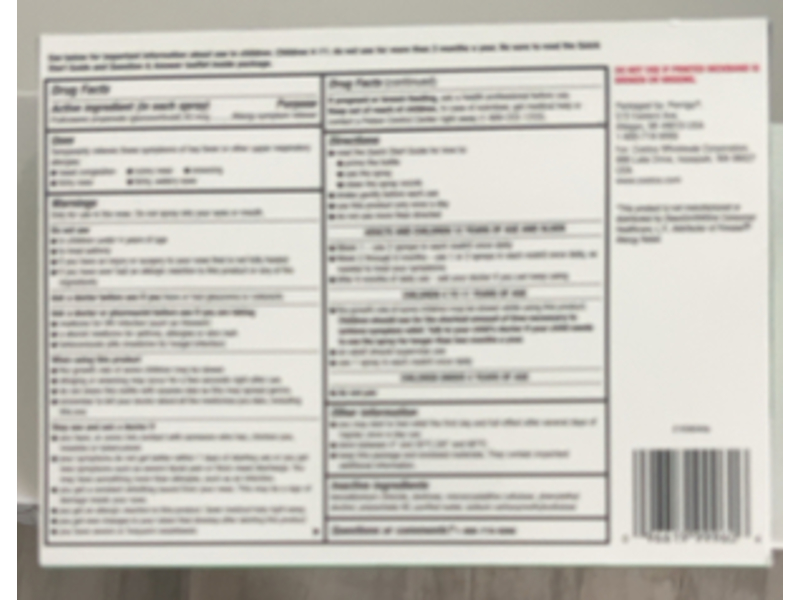 Kirkland Signature Aller-Flo Allergy Symptom Reliever Nasal Spray, 0.62 fl oz/18.2 mL, 5 Count