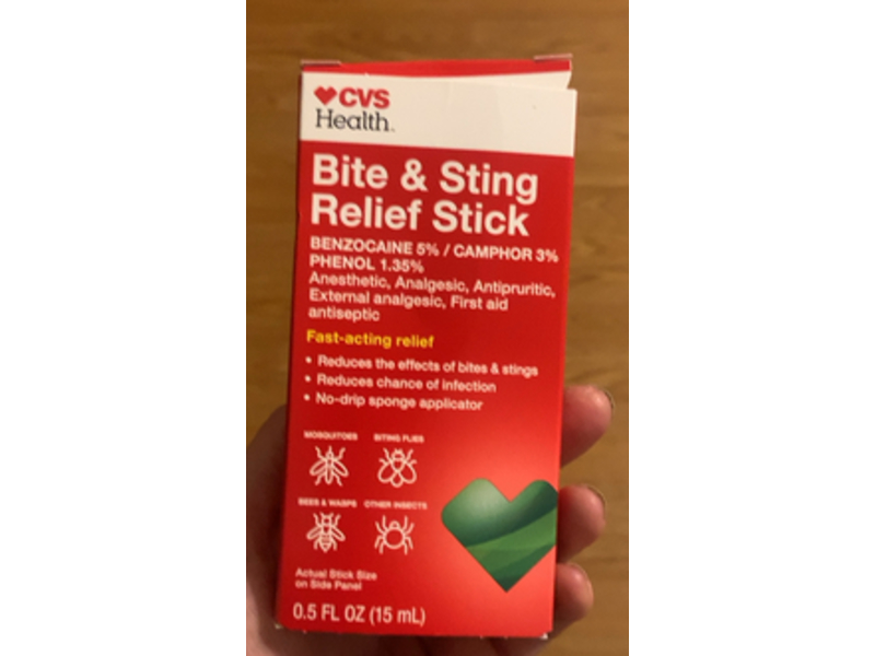 Cvs Health Bite & Sting Relief Stick, 0.5 fl oz/15 mL
