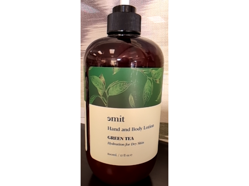 Emit Hand & Body Lotion, Green Tea, 17 fl oz/800 mL