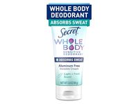 Secret Whole Body Deodorant Invisible Cream, Light + Fresh Scent, 3 oz/85 g - thumbnail 1