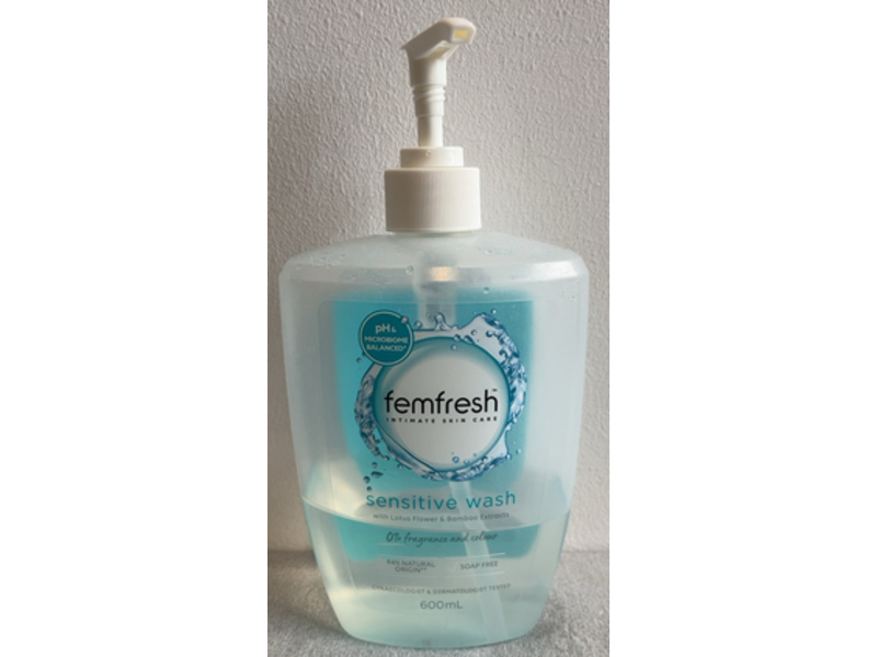Femfresh Sensitive Wash, 600 mL