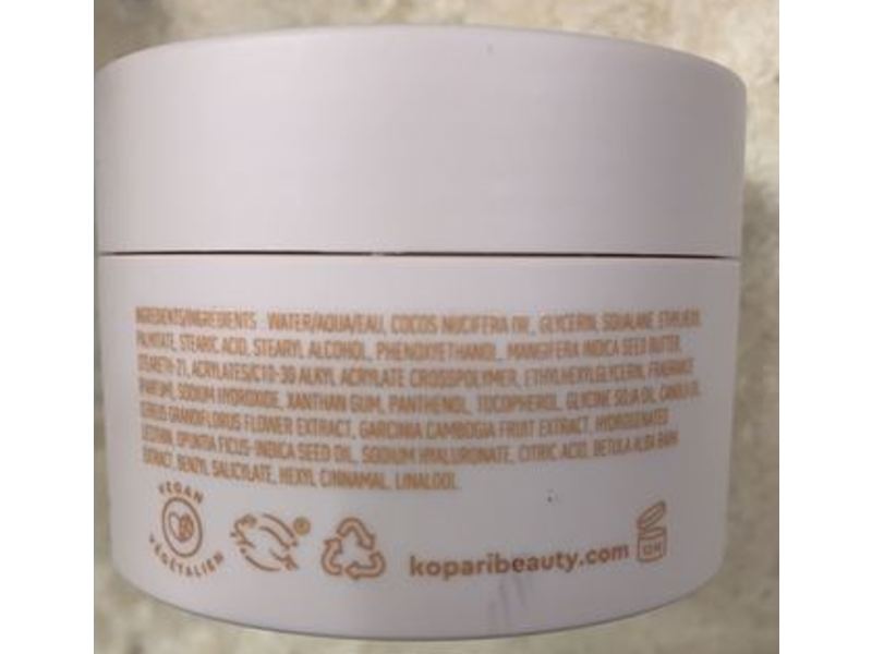 Kopari Ultra Restore Body Butter, Hyaluronic Acid, Coconut Oil, 2.1 fl oz/62 mL