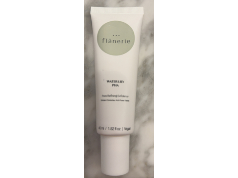Flanerie Pore Refining Exfoliator, Water Lily PHA, 1.52 fl oz/45 mL