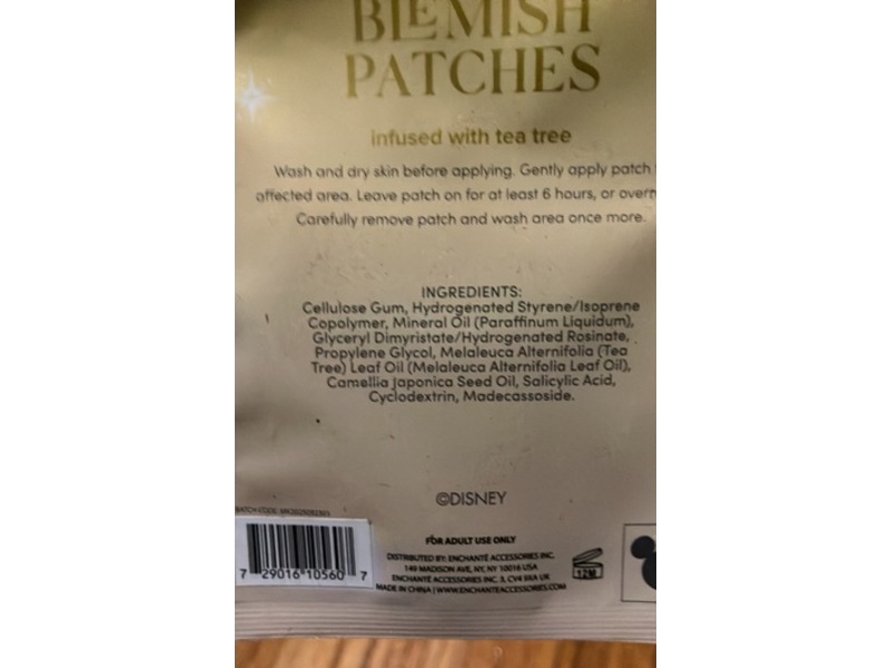 Disney Princess Blemish Patches, Tea Tree