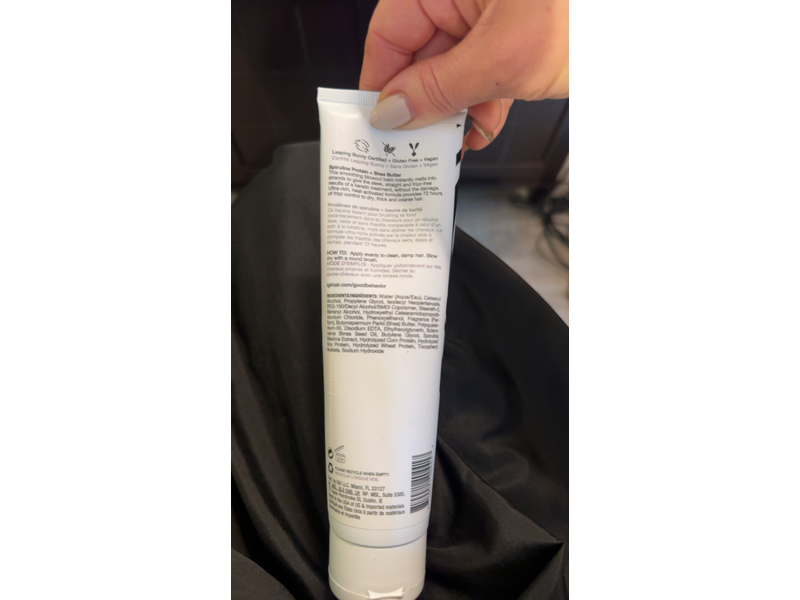 IGK Good Behavior Spirulina Protein Smoothing Blowout Balm, 5 fl oz/150 mL