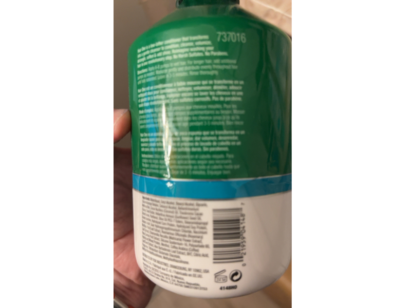 Hair One 6 In 1 Cleanser, Coconut Oil, 16.9 fl oz/500 mL