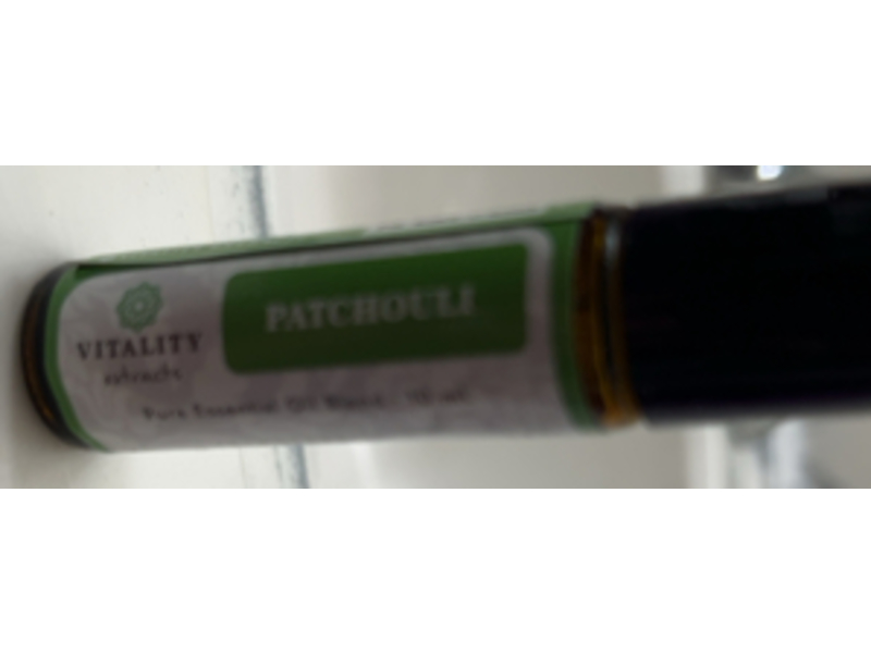 Vitality Extracts Pure Essential Oil Blend Roll - On, Patchouli, 10 mL