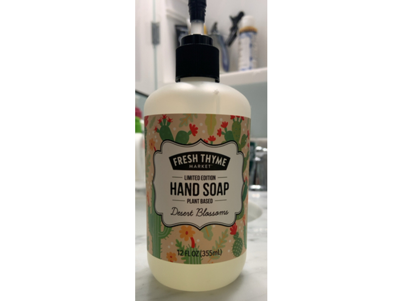 Fresh Thyme Hand Soap, Desert Blossoms, 12 fl oz/355 mL