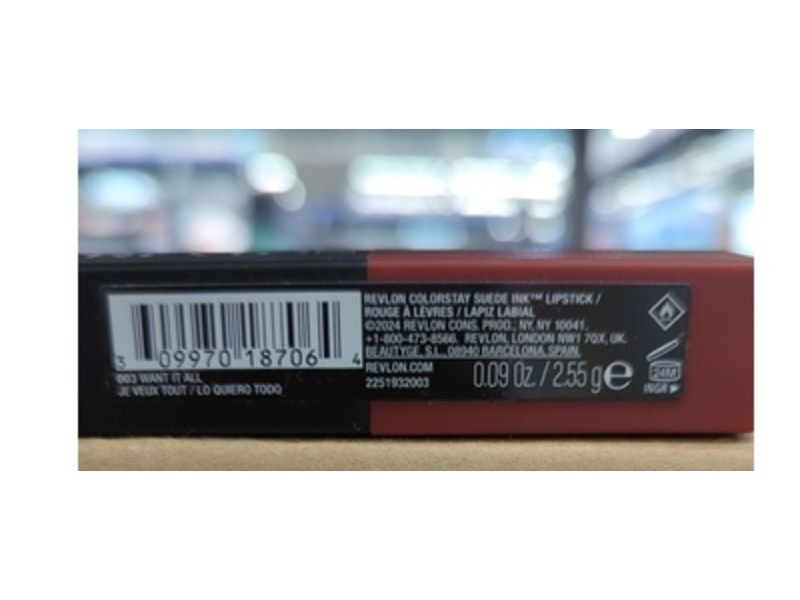 Revlon ColorStay Suede Ink Lipstick, 003 Want It All, 0.09 oz/2.55 g