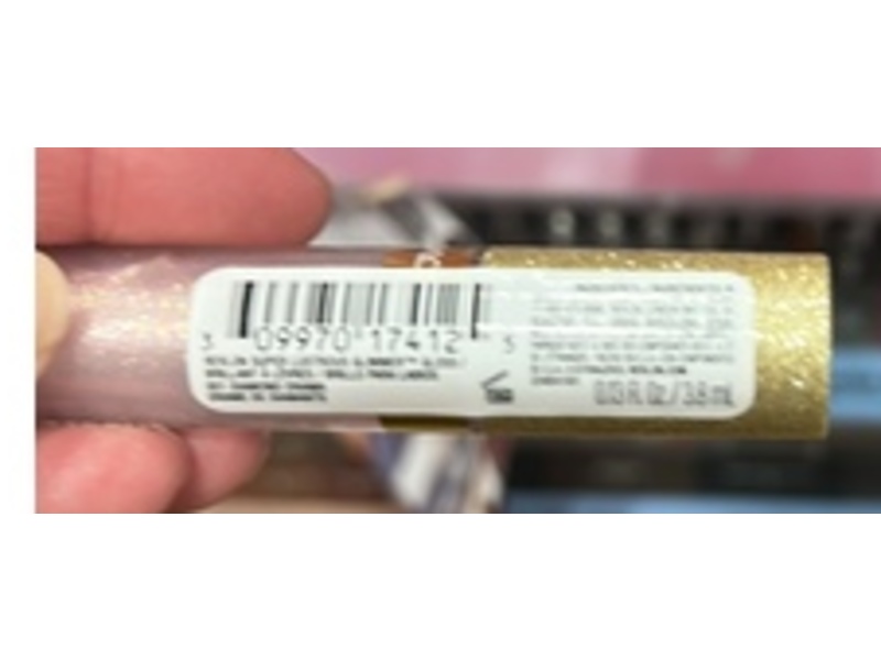 Revlon Super Lustrous Glimmer Lip Gloss, Diamond Drama, 0.13 fl oz/3.8 mL