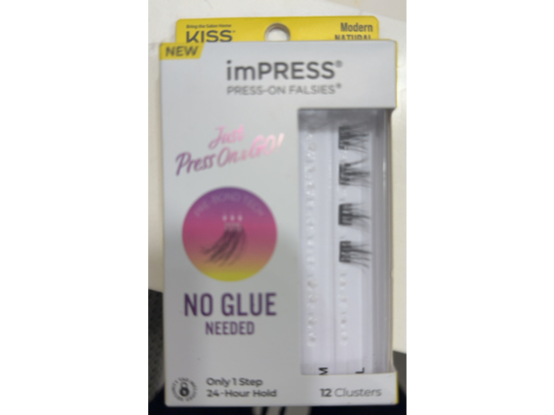 Impress Press - On Falsies Lashes, Modern Natural, 12 Count