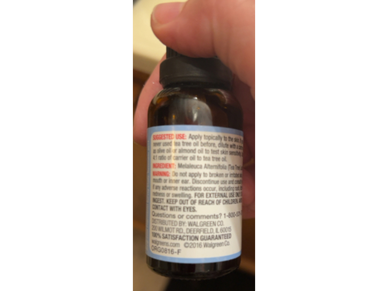 Walgreens Tea Tree Oil, 1 fl oz/30 mL