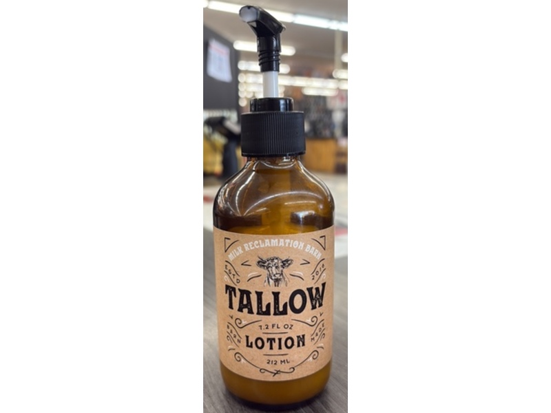 Milk Reclamation Barn Tallow Lotion, Lavender, Bergamot, Geranium, 7.2 fl oz/212 mL