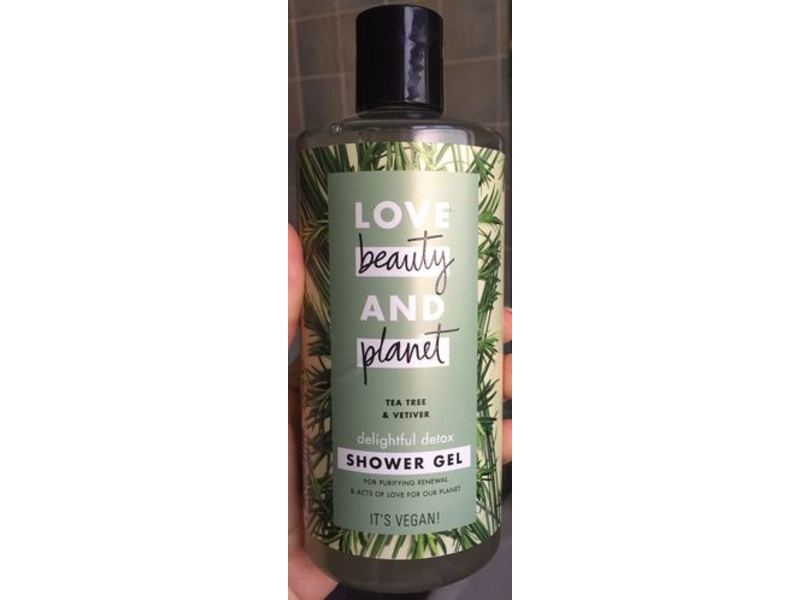 Love Beauty & Planet Shower Gel, Tea Tree & Vetiver, 400 mL