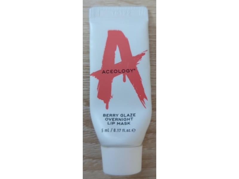Aceology Berry Glaze Overnight Lip Mask, 0.17 fl oz/5 mL