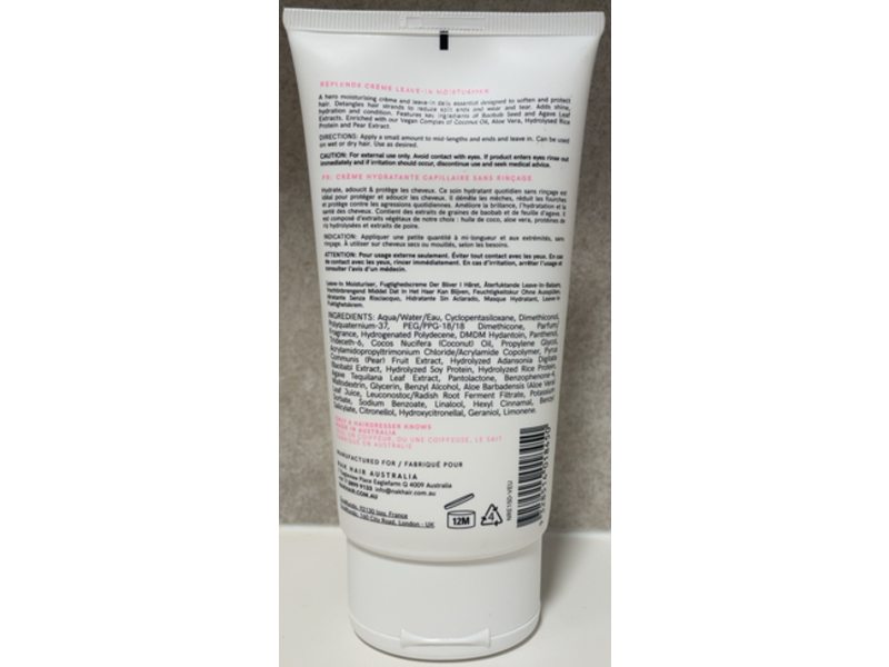 Nak Hair Replends Leave-In Moisturiser Creme, 5.07 fl oz/150 mL