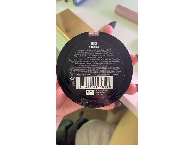 Rimmel Maxi Blush, Wild Card, 0.28 fl oz