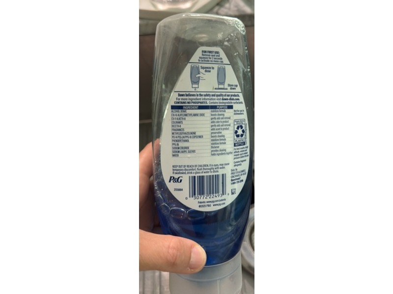 Dawn Ultra Dishwashing Liquid, Strawberry Fields, 14.7 fl oz/434 mL