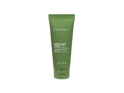 Farmacy Green Clean Whipped Foaming Cleanser, Moringa + Green Clay, 1.7 fl oz/50 mL