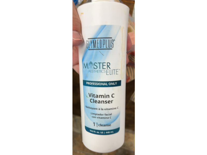 GlyMedPlus Master Aesthetics Elite Vitamin C Cleanser, 16.0 fl oz/448 mL