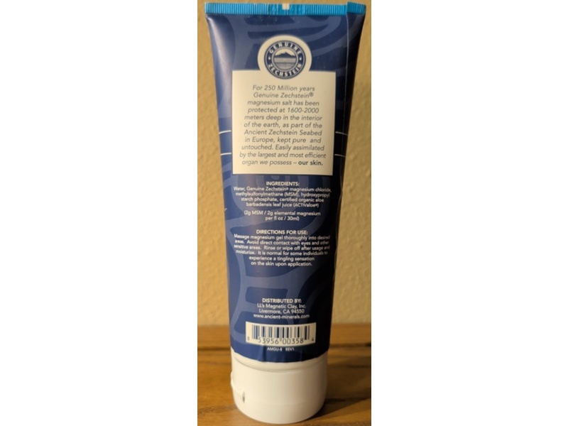 Ancient Minerals Magnesium Gel, Ultra, 8 fl oz/237 mL