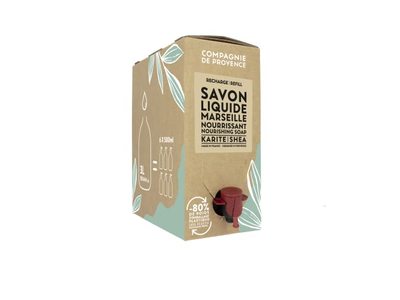 Compagnie de Provence Savon Marseille Nourishing Liquid Soap Eco Refill, Shea, 101.4 fl oz