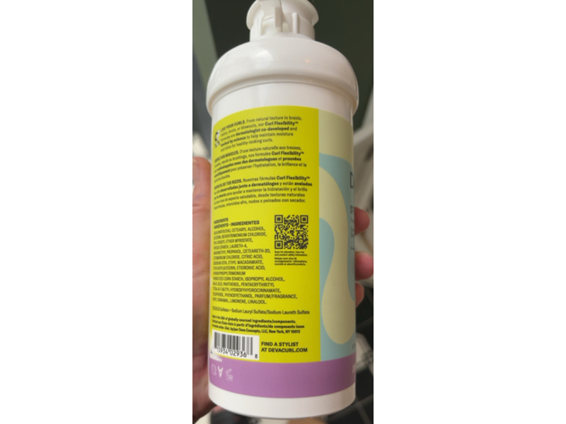 DevaCurl Styling Cream Moisturizing Definer, 17.75 fl oz/525 mL