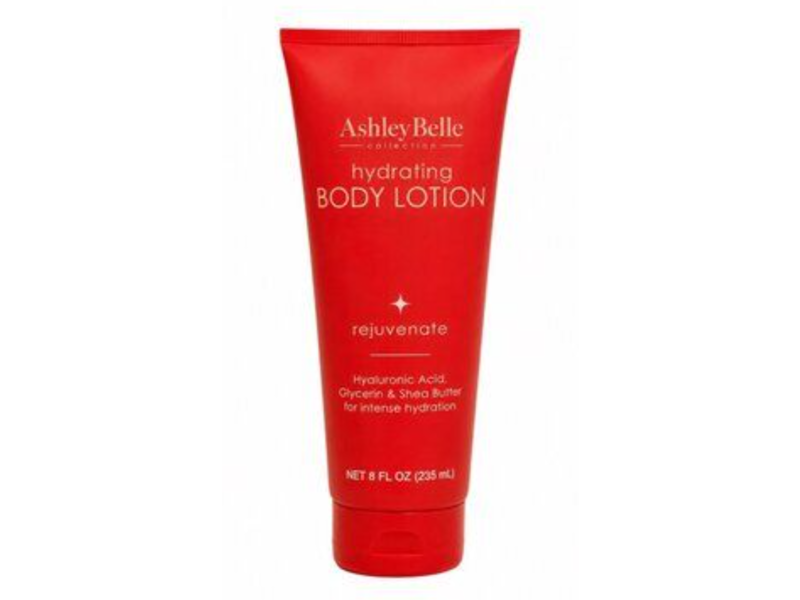 Ashley Belle Collection Hydrating Body Lotion, Rejuvenate, Hyaluronic Acid, Glycerin & Shea Butter, 8 fl oz/235 mL