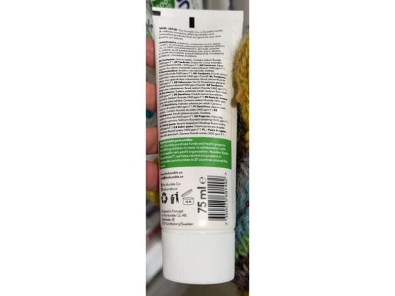 The Humble Co Toothpaste, Fresh Mint, 75 mL