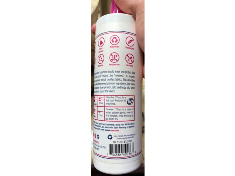 Forever New Liquid Laundry Detergent, Ovacion, Loads 16, 16 fl oz/473 mL