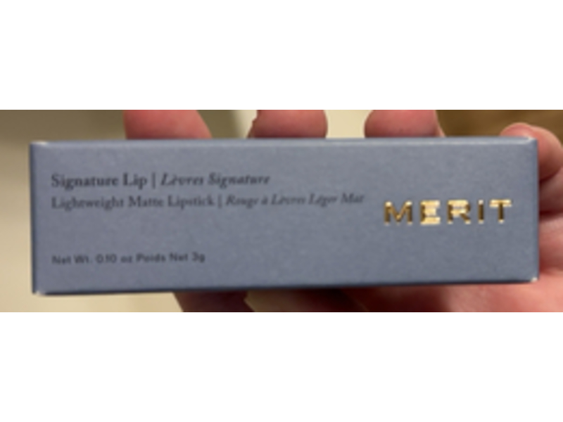 Merit Signature Lip Lightweight Lipstick, Antibes, 0.10 oz/3 g