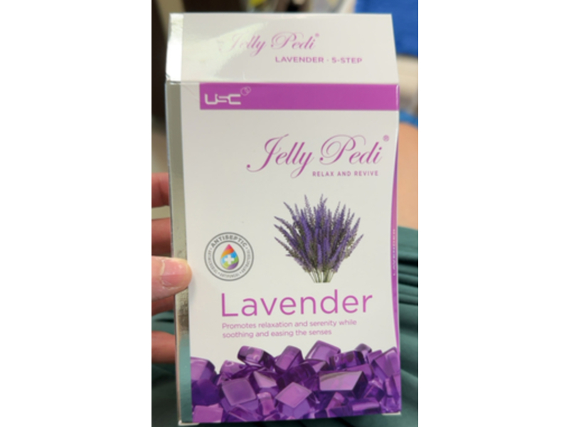 Us Crystal Jelly Pedi Relax & Revive, Lavender