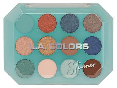 La Colors 12 Color Eyeshadow Palette, Stunner, 0.42 oz/12 g
