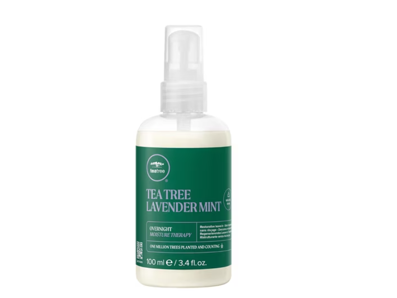 Tea Tree Overnight Moisture Therapy, Lavender Mint, 3.4 fl oz/100 mL.