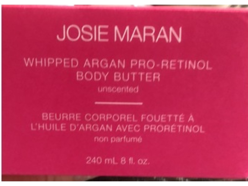 Josir Maran Whipped Argan Pro-Retinol Body Butter, Unscented, 8 fl oz/240 mL
