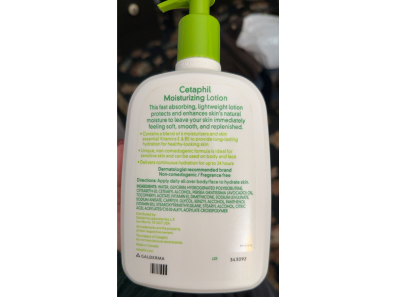 Cetaphil Body & Face Moisturizing Lotion, 20 floz/591 mL