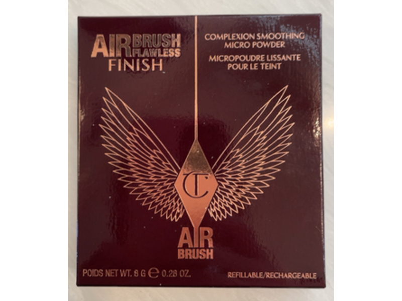 Charlotte Tilbury Air Brush Flawless Finish Smoothing Micro Powder, 2 Medium, 0.28 oz/8 g