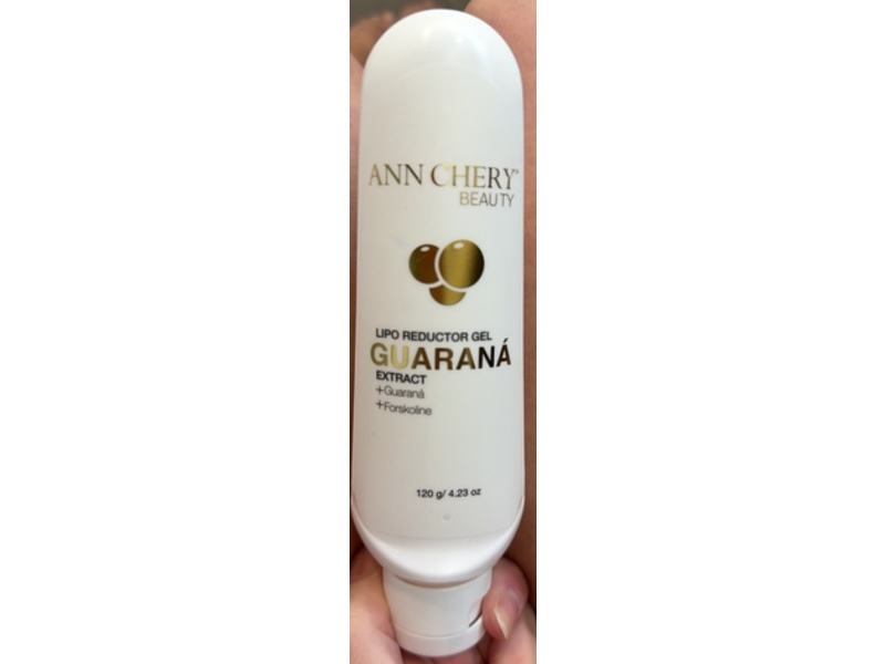 Ann Chery Beauty Guarana Lipo Reductor Gel, Guarana Extract, 4.23 oz/120 g
