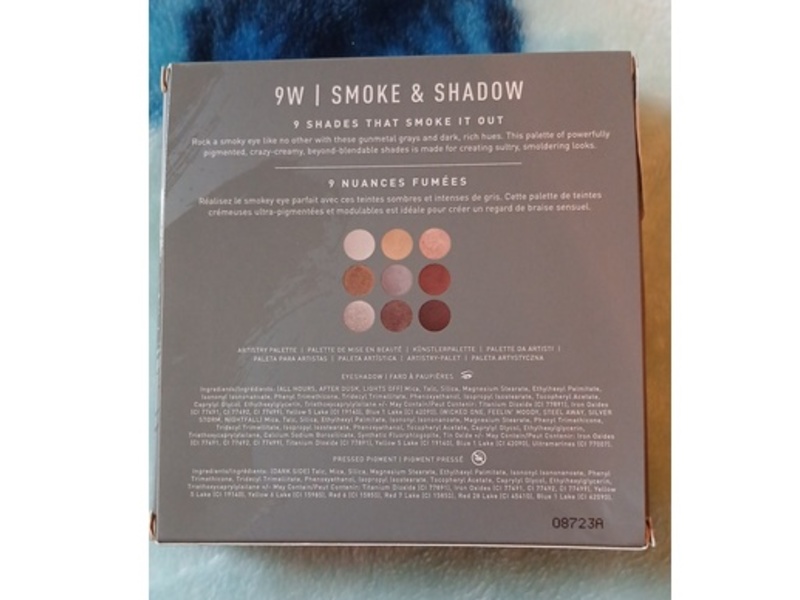 Morphe Artistry Palette, 9W Smoke & Shadow, 0.39 oz/11.1 g