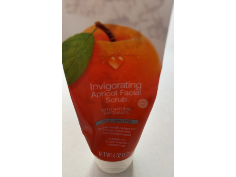 CVS Beauty Invigorating Apricot Facial Scrub, 6 oz/170 g