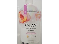 Olay Fresh Radiance Body Wash, Peach & Cherry Blossom, 33 fl oz/975 mL - Image 3