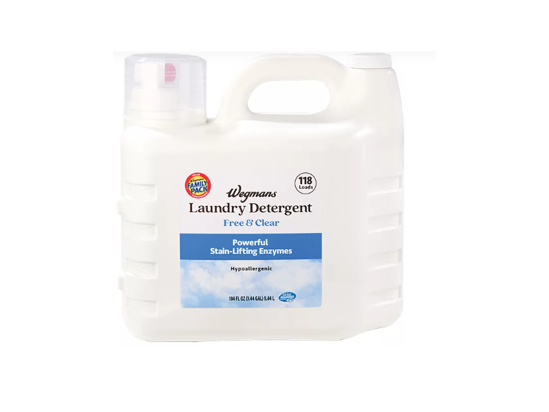 Wegmans Laundry Detergent, Free & Clear, 118 Loads, 184 fl oz/5.44 L