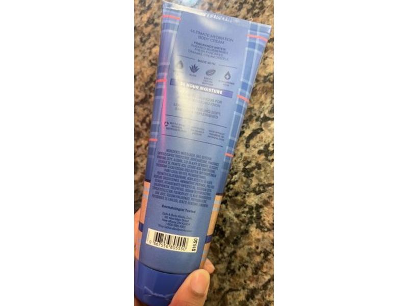 Bath & Body Works Body Cream, Blueberry Sugar Pancakes, 8 oz/226 g