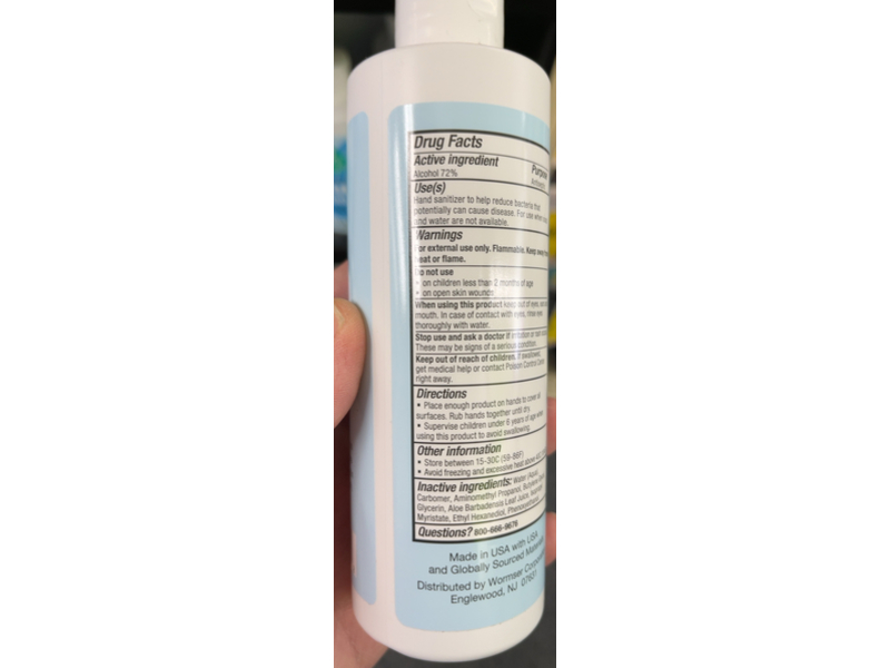 SanitFresh Antiseptic Hand Sanitizer, Aloe Vera & Glycerin, 8 fl oz/236 mL