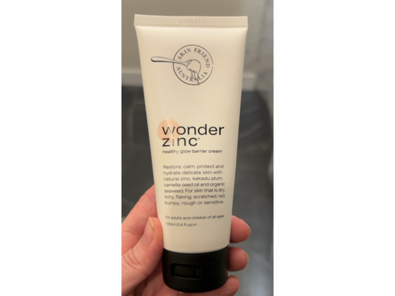 Skin Friend Wonder Zinc Healthy Glow Barrier Cream, 3.4 fl oz/100 mL