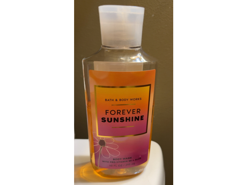 Bath & Body Works Forever Sunshine Body Wash, Pro Vitamin B5+Aloe, 10 fl oz/295 mL