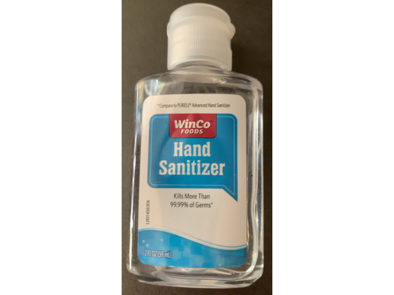 WinCo Foods Hand Sanitizer, 2 fl oz/59 mL