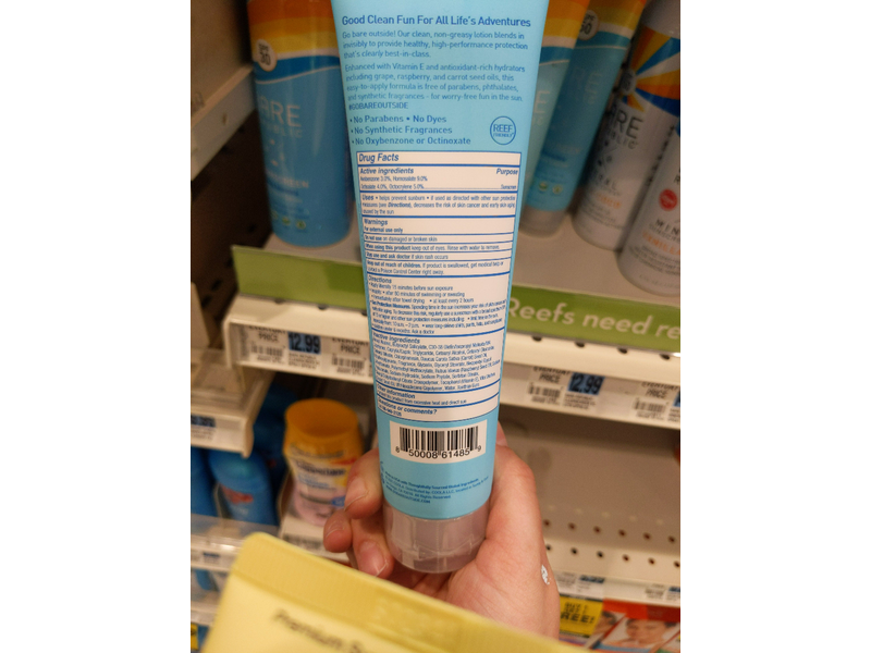 Bare Republic Clearscreen SPF50 Sunscreen Lotion, 5 fl oz/148 mL