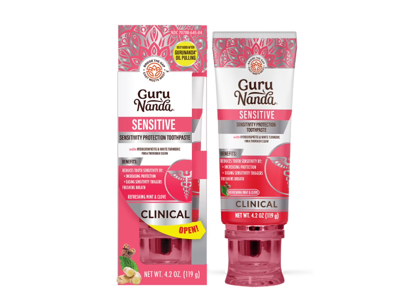 Guru Nanda Sensitive Protection Toothpaste, Mint & Clove, 4.2 oz/119 g