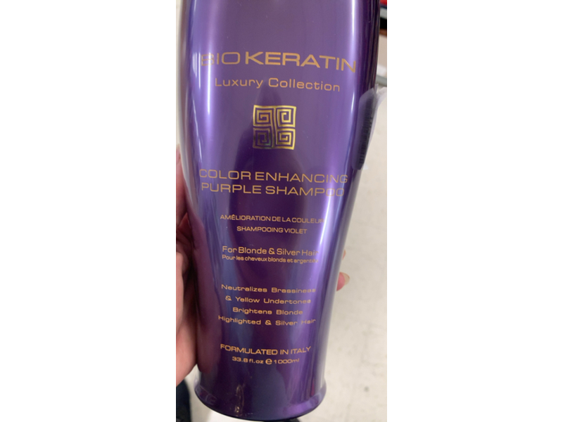 Biokeratin Color Enhancing Purple Shampoo, 33.8 fl oz/1000 mL